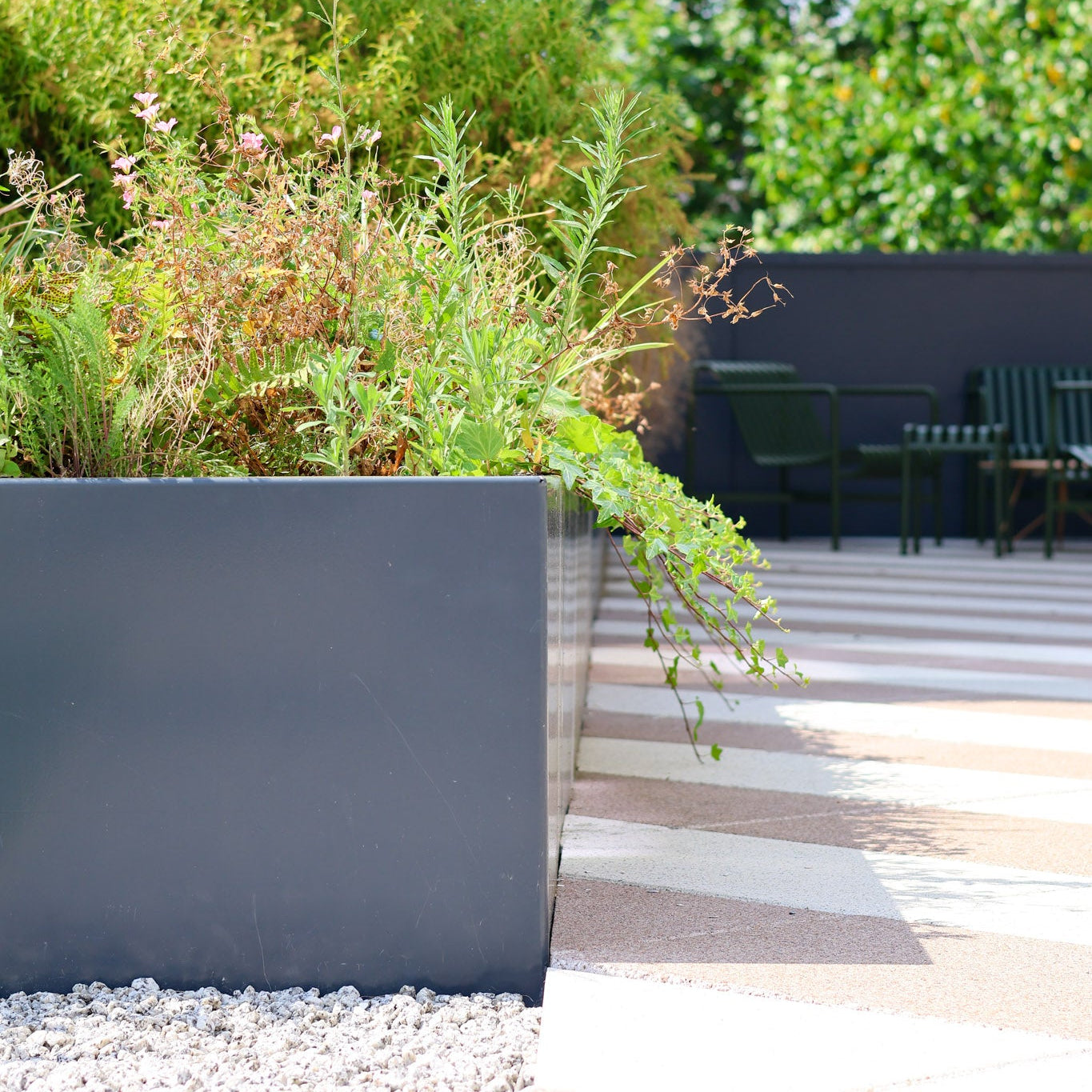 Contain Garden Planter - Rectangular Planter Trough GEO