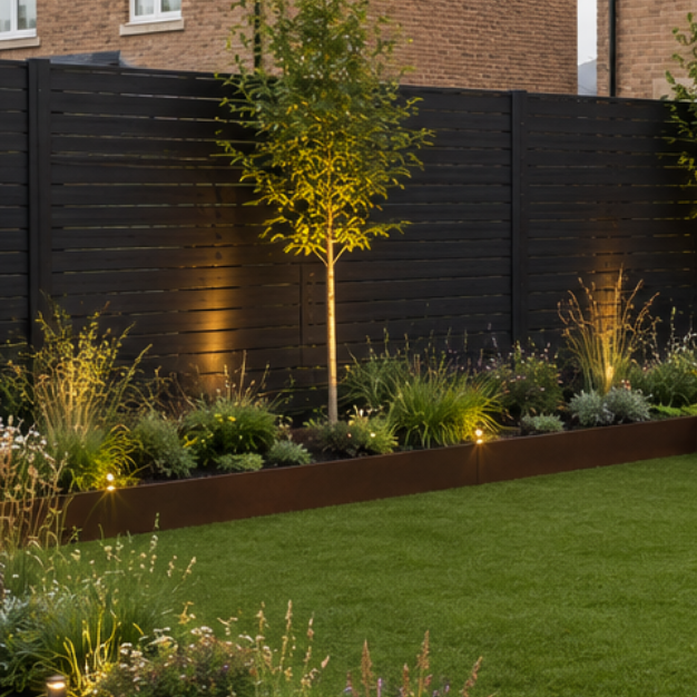 Contour Raised Bed Corten - 400mm High GardenEdgingOnline.com