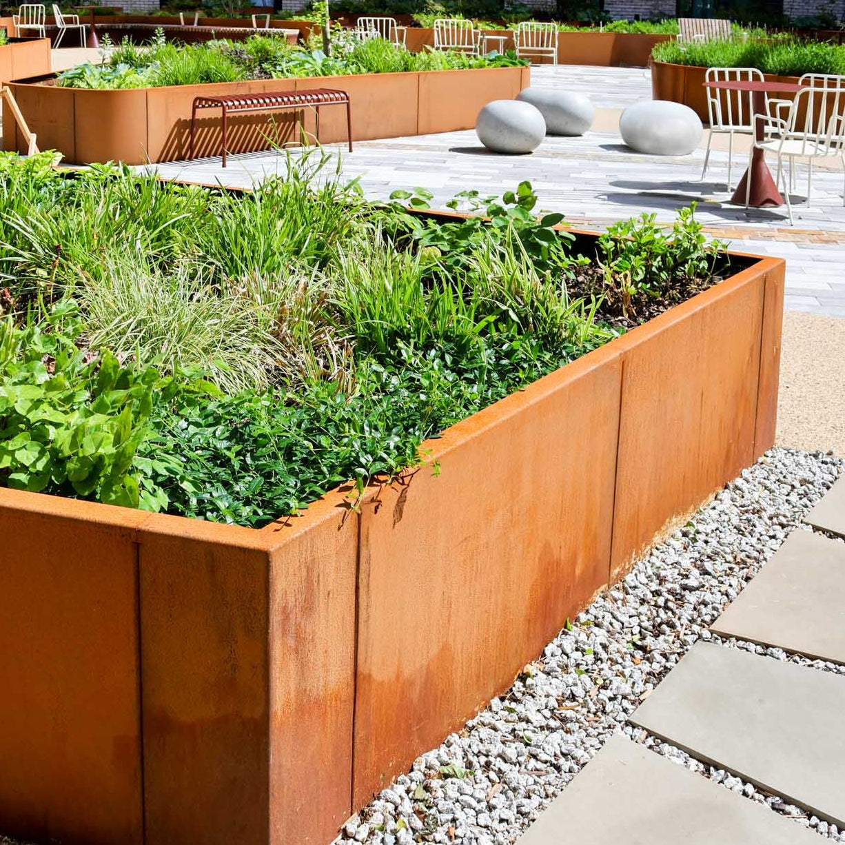 Contain Garden Planter - Square Planter Tub GEO