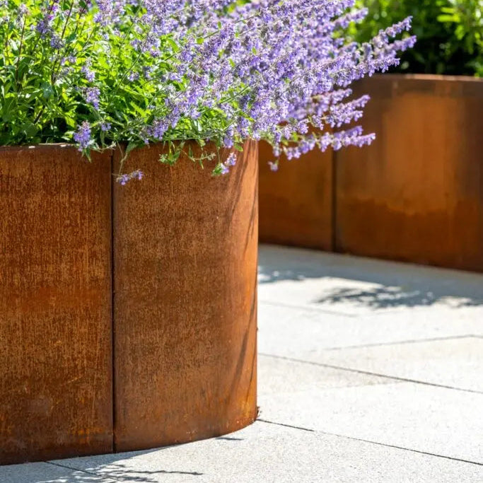 Corten Steel retaining wall