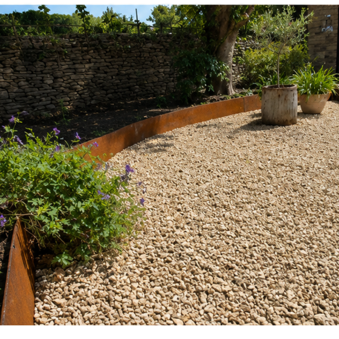 Contour Raised Bed  Corten -  300mm High GardenEdgingOnline.com