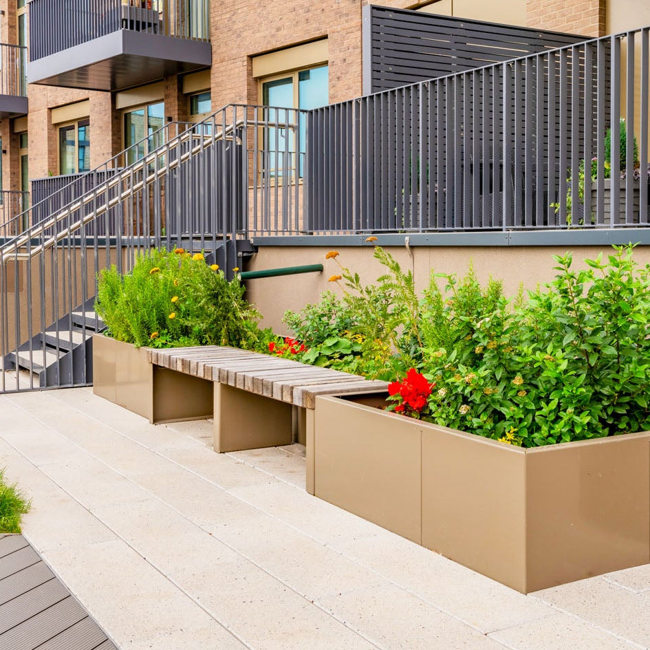 Contain Garden Planter - Rectangular Planter Trough GEO