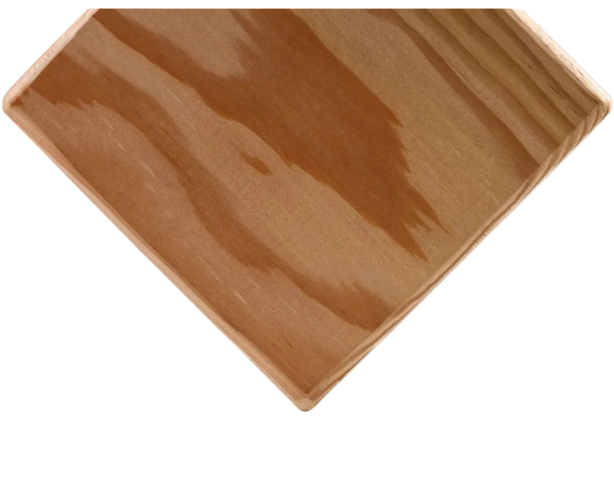 Modal integrated Bench GEO - Douglas Fir timber, wood for seating. Garden area 
