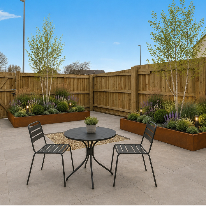Linnear Square 300mm High Planter GardenEdgingOnline.com