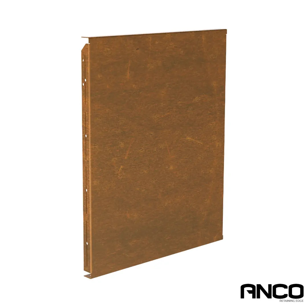 600mm high steel edge 